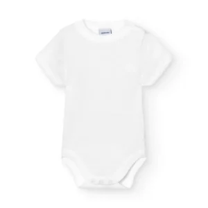 Babidu kortærmet babybody i 100% bomuld