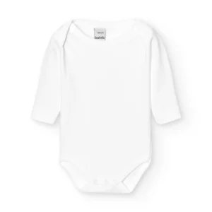 Babidu babybody med amerikansk krave i 100% bomuld