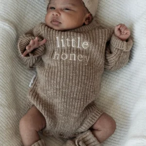 Little Honey Heldragt Teddy Brun i økologisk bomuld