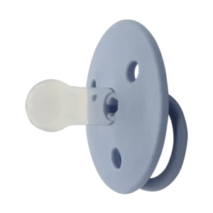 Mininor rund silikone sut 0m Nordic Blue Sky